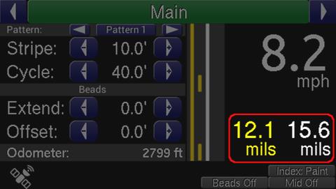road marking skipline controller VEZOS