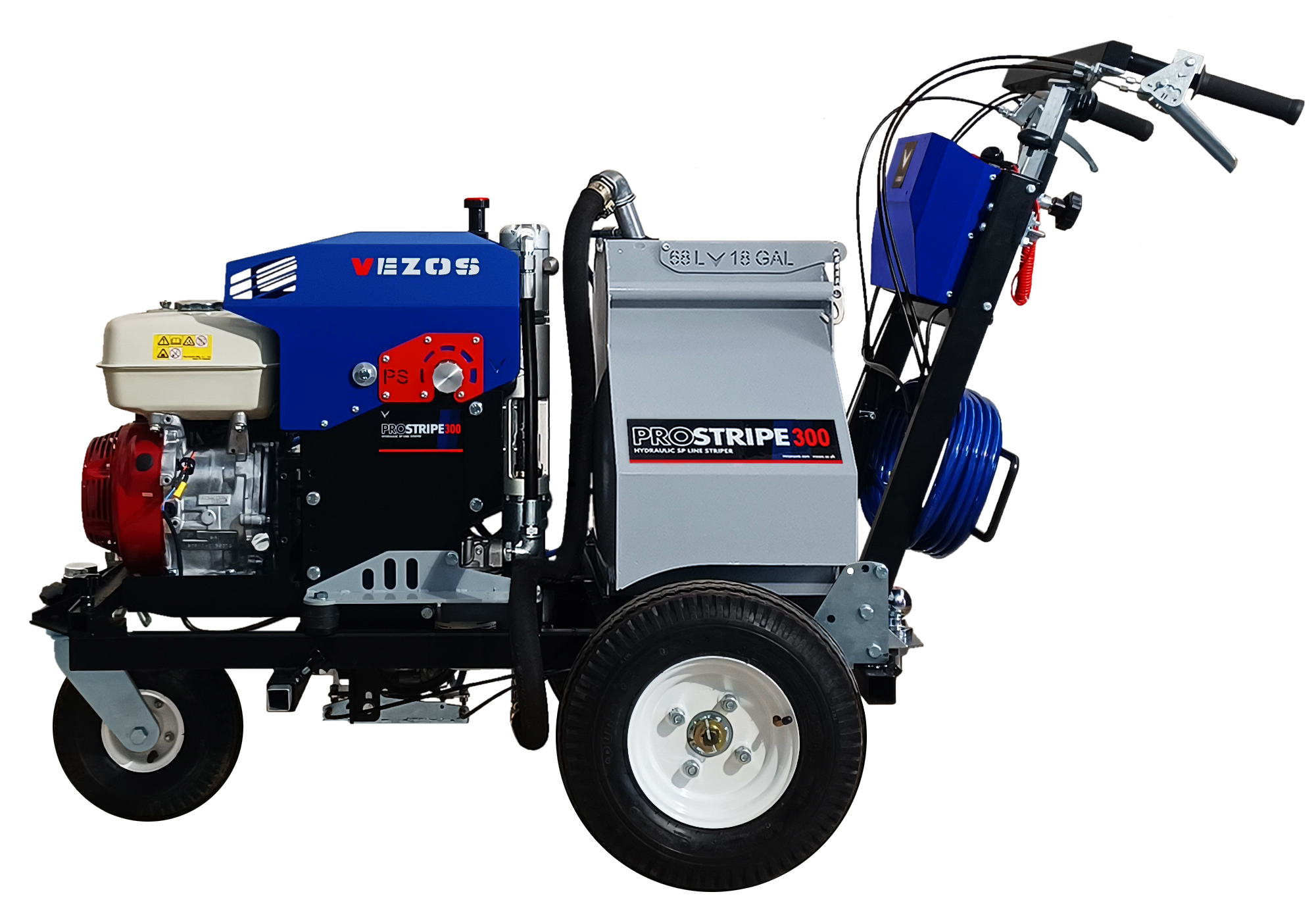 διαγραμμιστικο με κάδο χρωματος